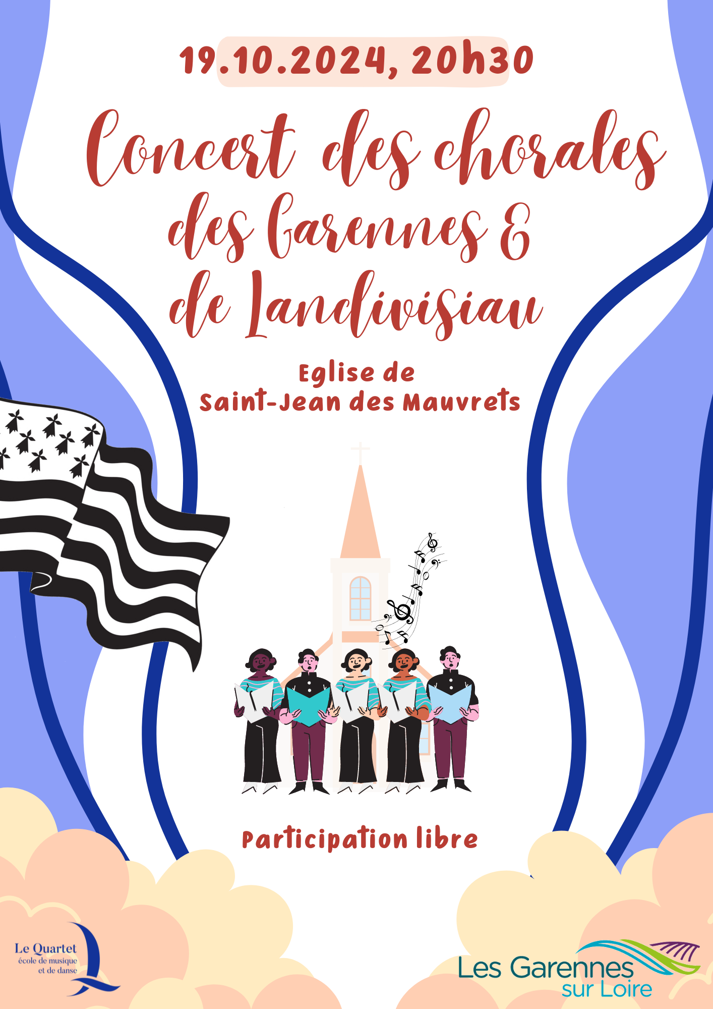 Concert du Chœur des Garennes et de la chorale "Y'a de la voix" de Landivisiau