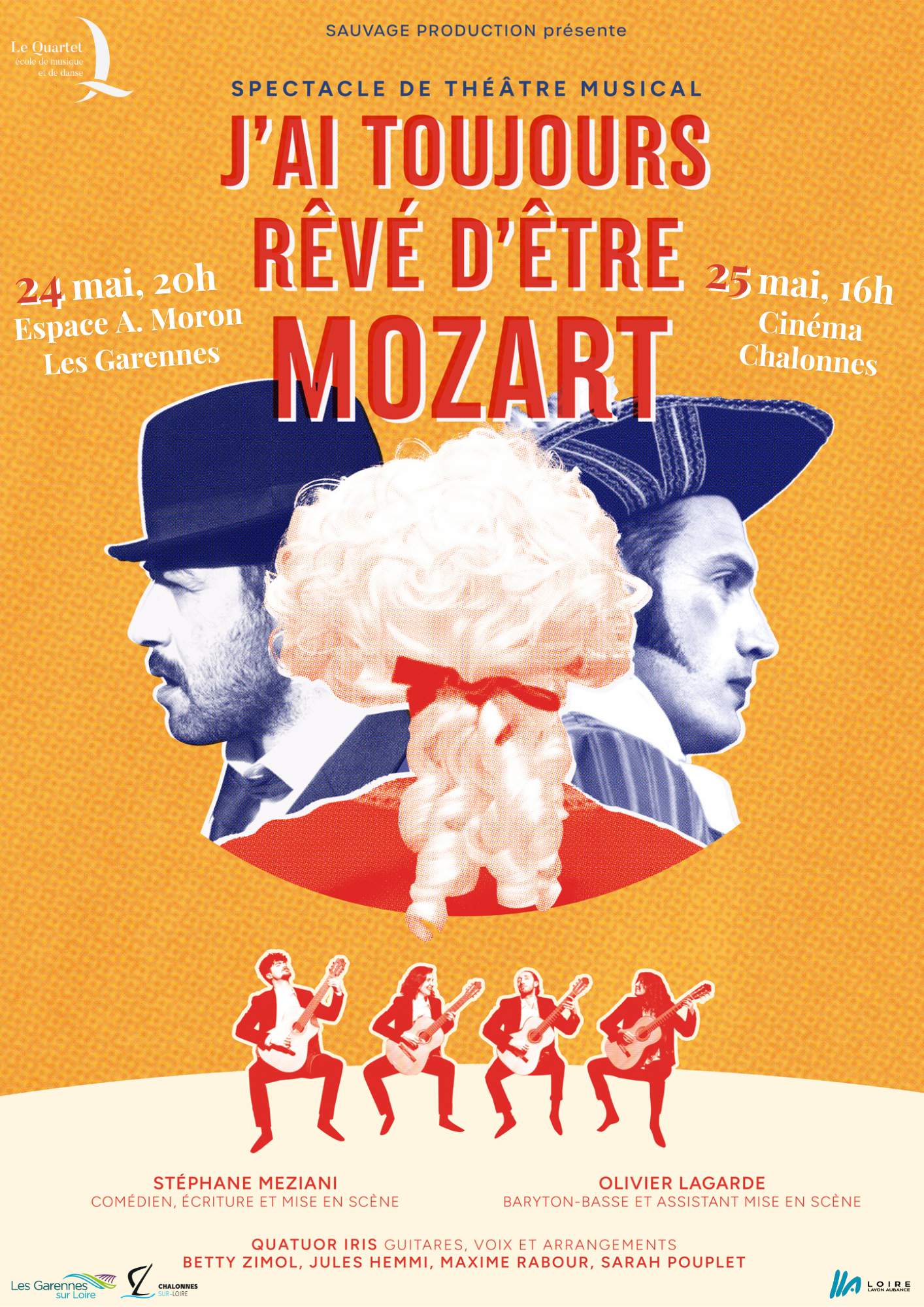 Concert "J'ai toujours rêvé d'être Mozart" aux Garennes-sur-Loire