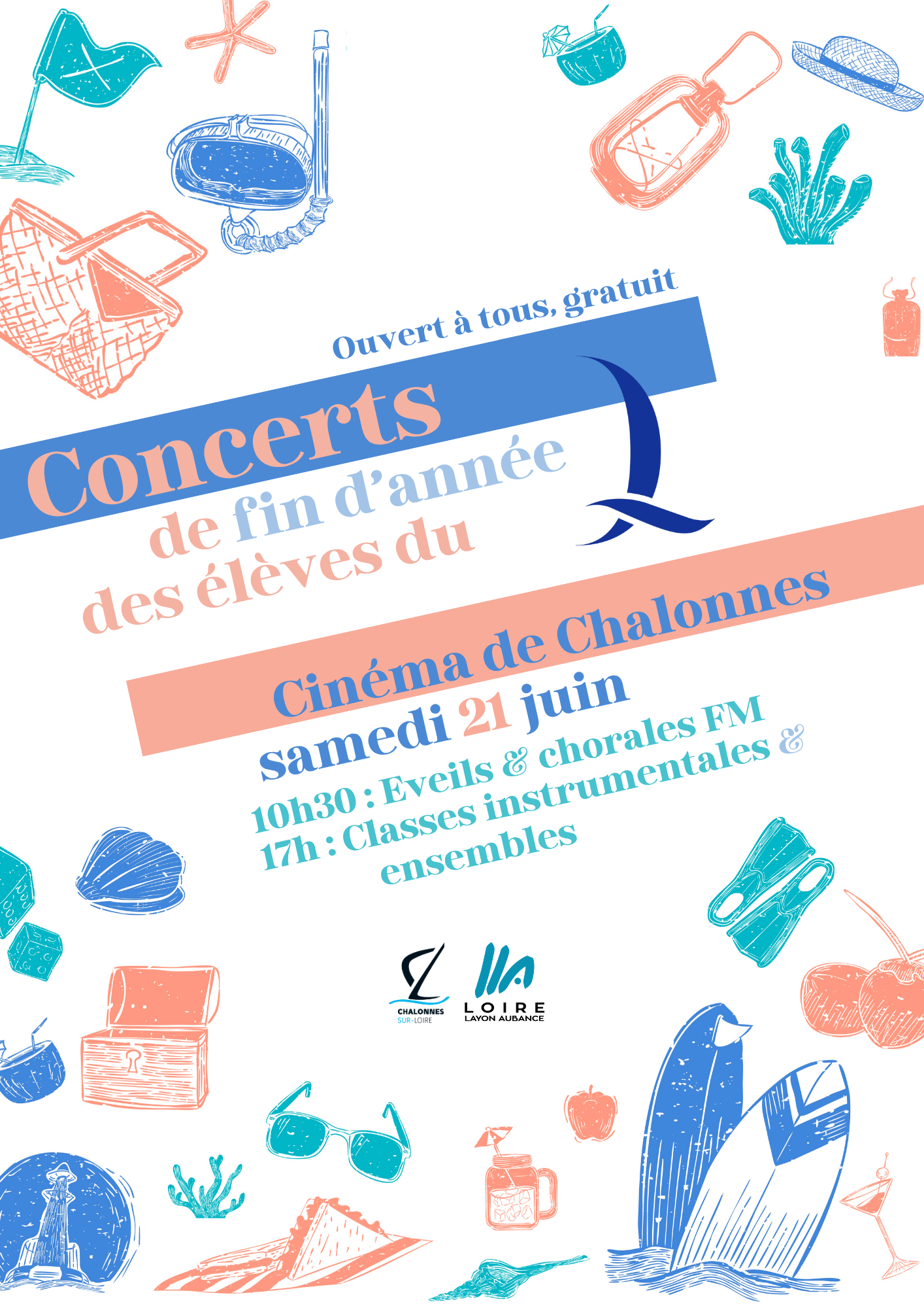 Concert de fin d'année à Chalonnes