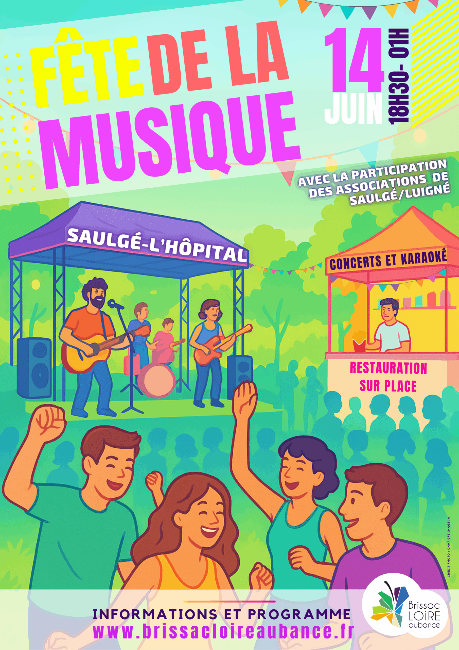 Fête de la Musique à Saulgé-l'Hôpital