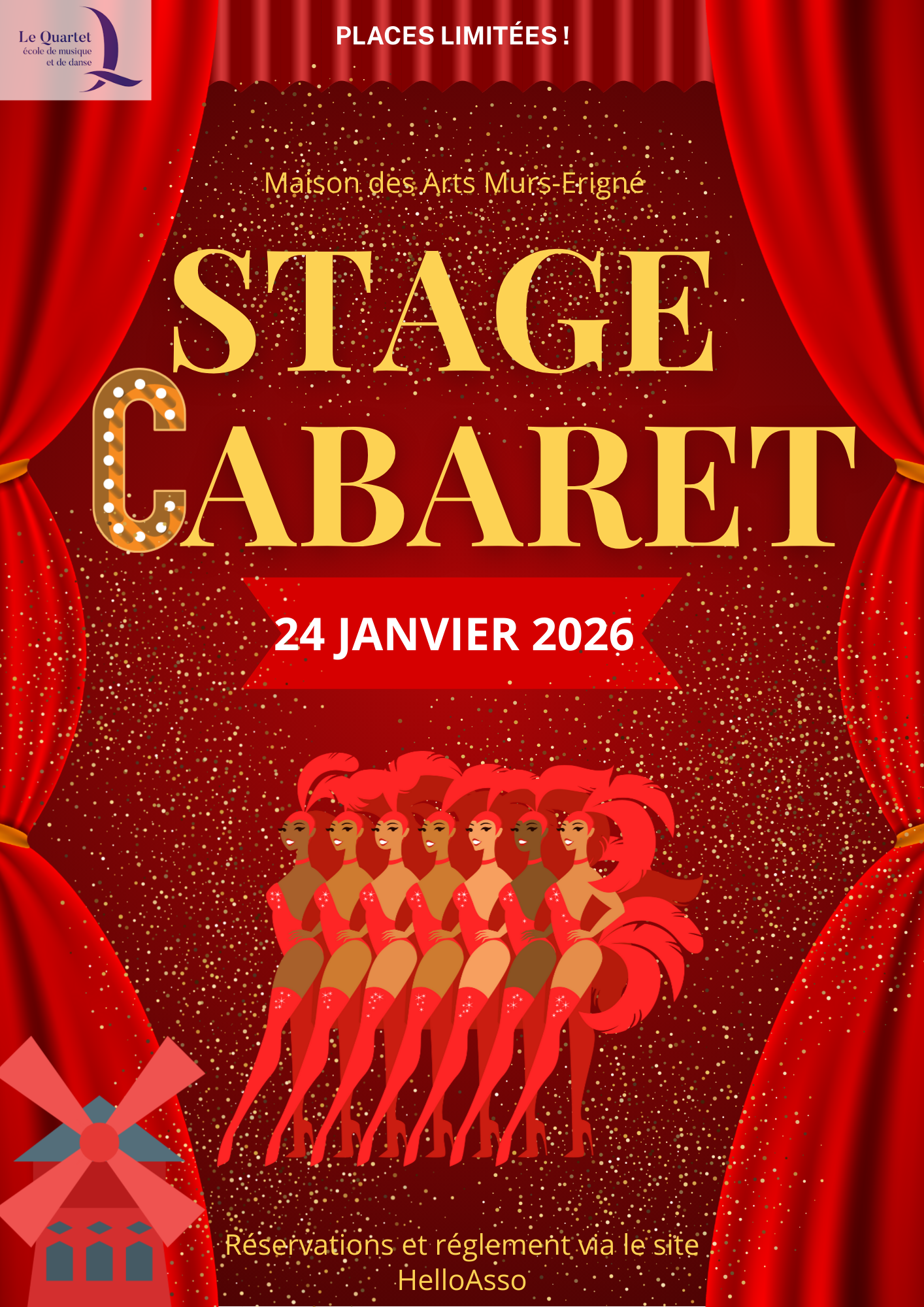 Stage de danse cabaret avec Hortense Digeon