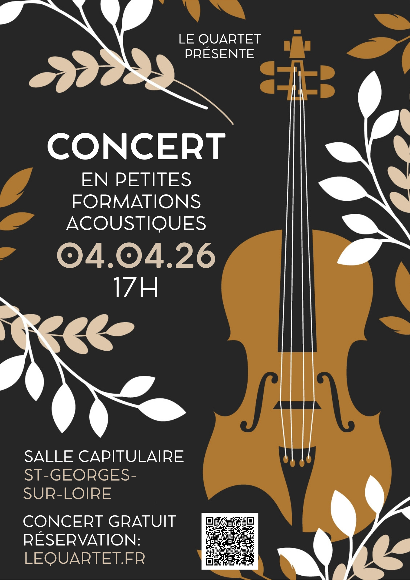 Concert en petites formations acoustiques du pôle Chalonnes