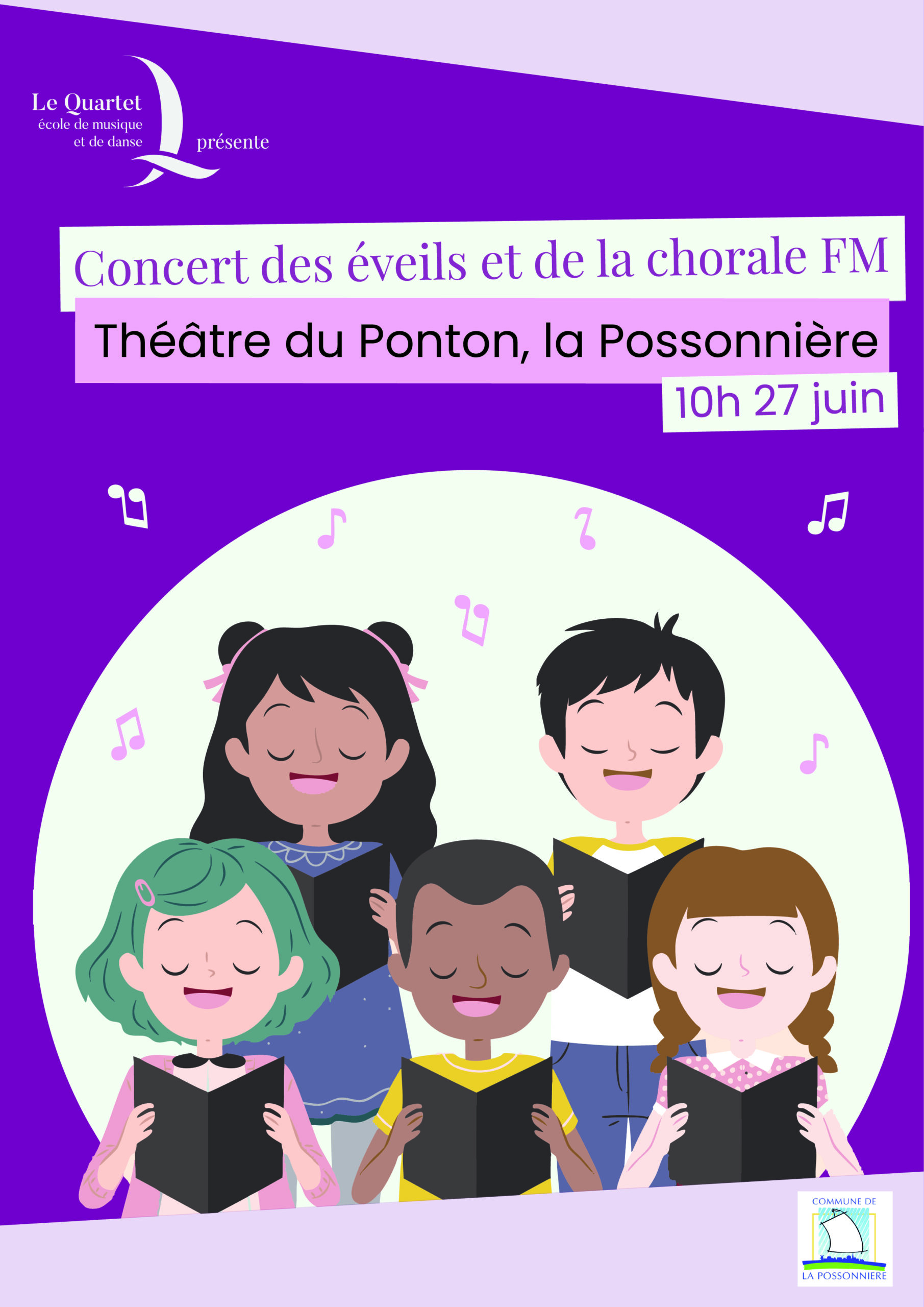 Concert des classes d’Éveil Musical et de la chorale du pôle Chalonnes