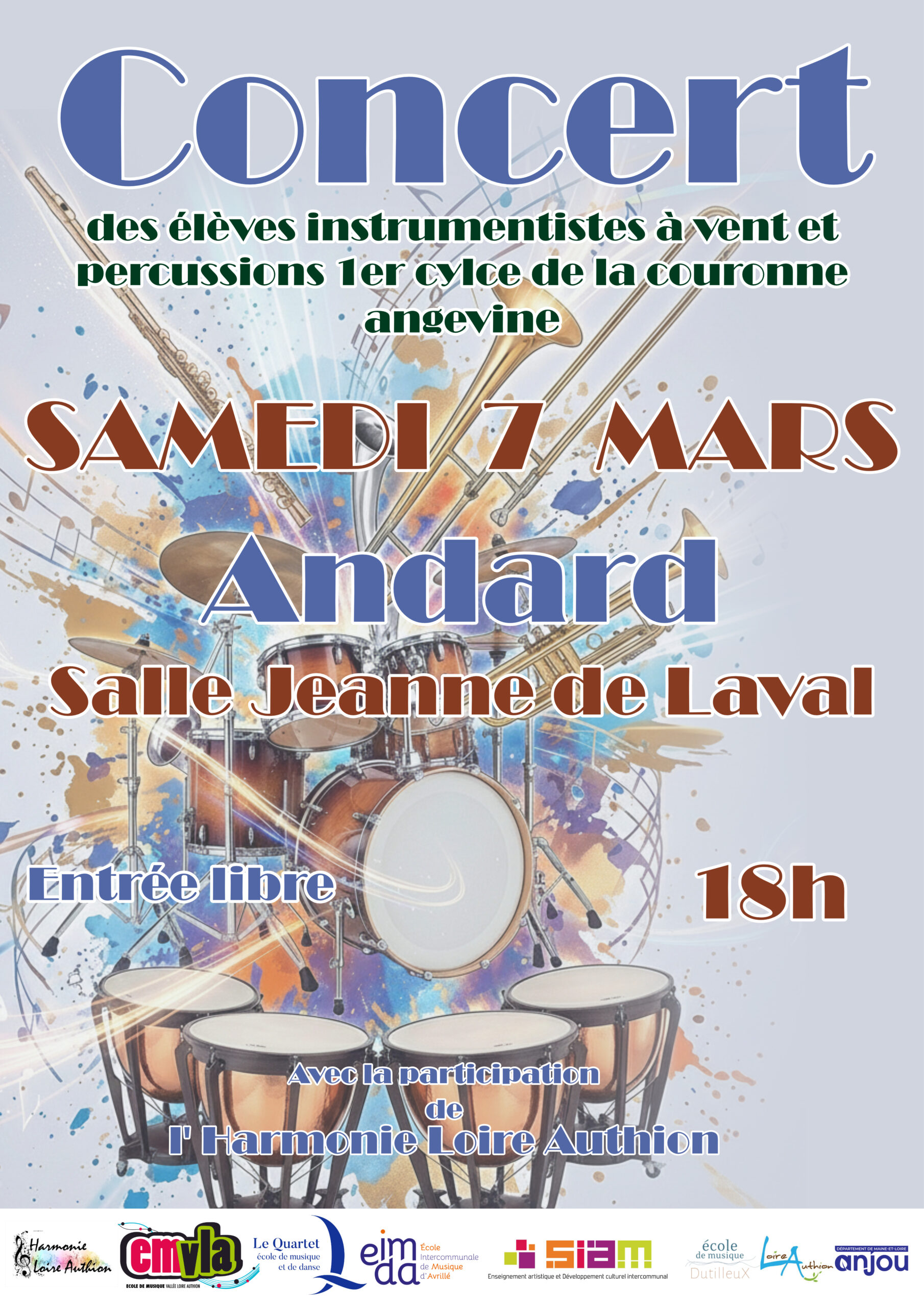 Concert des instruments à vent